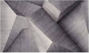 Artgeist Abstract Betonblokken Vlies Fotobehang 450x270cm 9-banen