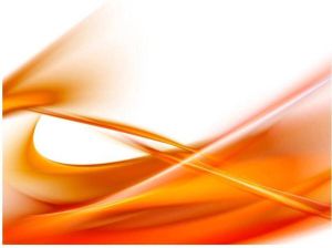 Artgeist Abstractie Oranje Vlies Fotobehang 200x154cm 4-banen