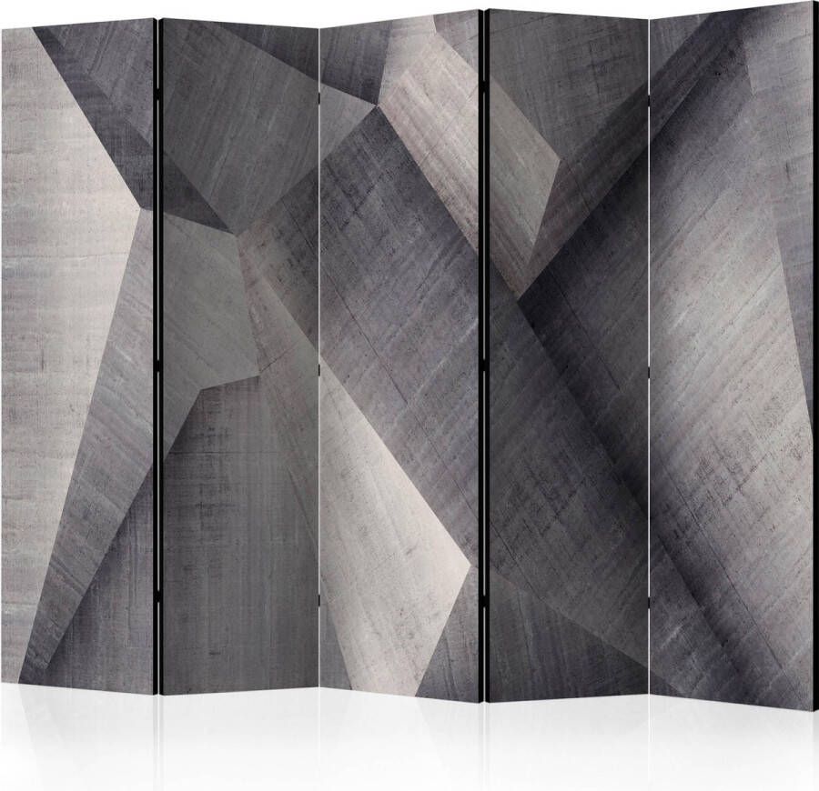 Artgeist Kamerscherm Scheidingswand Vouwscherm Abstract concrete blocks II [Room Dividers] 225x172 Vouwscherm