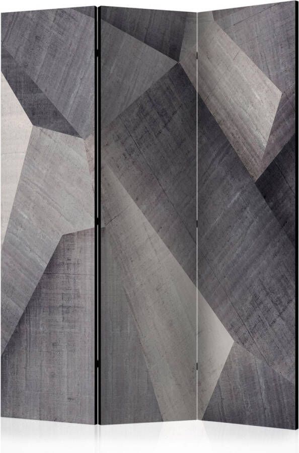 Artgeist Kamerscherm Scheidingswand Vouwscherm Abstract concrete blocks [Room Dividers] 135x172 Vouwscherm