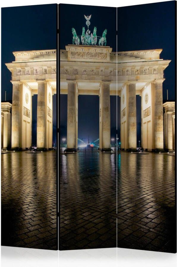Artgeist Kamerscherm Scheidingswand Vouwscherm Berlin at Night [Room Dividers] 135x172 Vouwscherm