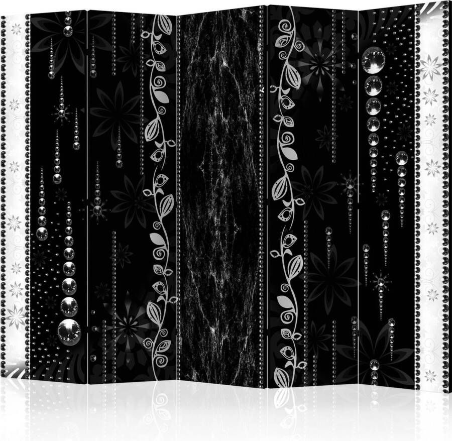 Artgeist Kamerscherm Scheidingswand Vouwscherm Black Elegance II [Room Dividers] 225x172 Vouwscherm