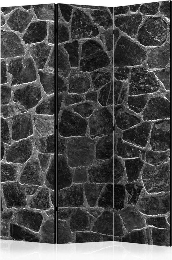 Artgeist Kamerscherm Scheidingswand Vouwscherm Black Stones [Room Dividers] 135x172 Vouwscherm