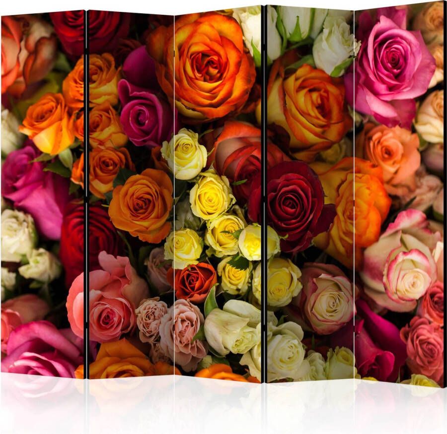 Artgeist Kamerscherm Scheidingswand Vouwscherm Bouquet of Roses II [Room Dividers] 225x172 Vouwscherm