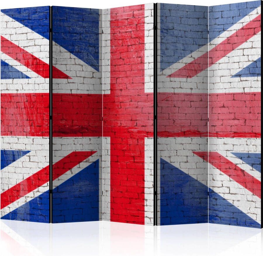 Artgeist Kamerscherm Scheidingswand Vouwscherm British flag II [Room Dividers] 225x172 Vouwscherm