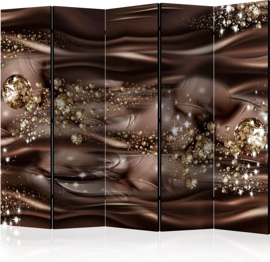 Artgeist Kamerscherm Scheidingswand Vouwscherm Chocolate River II [Room Dividers] 225x172 Vouwscherm