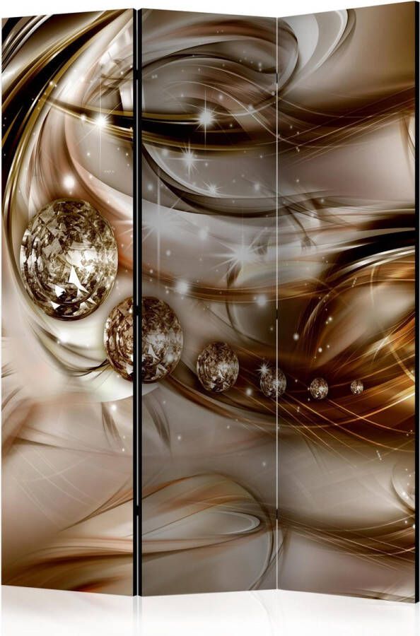 Artgeist Kamerscherm Scheidingswand Vouwscherm Chocolate Tide [Room Dividers] 135x172 Vouwscherm