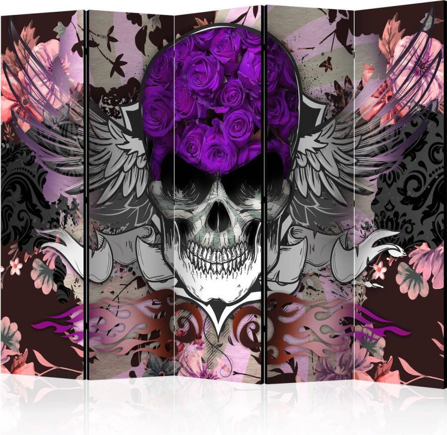 Artgeist Kamerscherm Scheidingswand Vouwscherm Corpse Skull II [Room Dividers] 225x172 Vouwscherm