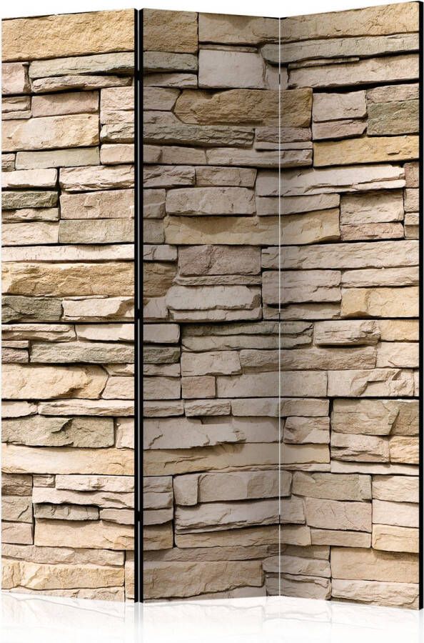 Artgeist Kamerscherm Scheidingswand Vouwscherm Decorative Stone [Room Dividers] 135x172 Vouwscherm