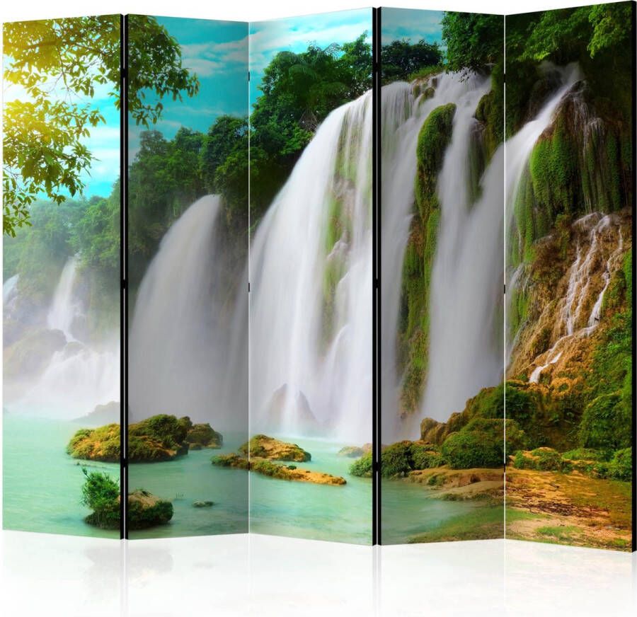 Artgeist Kamerscherm Scheidingswand Vouwscherm Detian waterfall (China) II [Room Dividers] 225x172 Vouwscherm