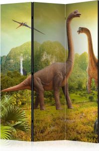 Artgeist Kamerscherm Scheidingswand Vouwscherm Dinosaurs [Room Dividers] 135x172 Vouwscherm