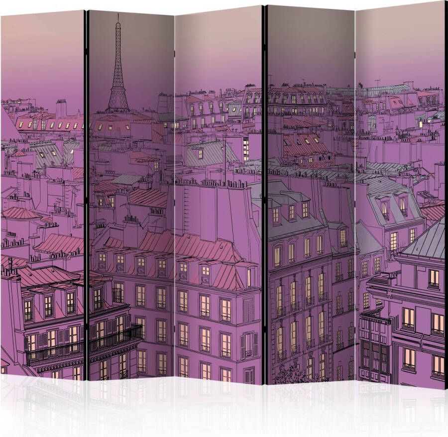 Artgeist Kamerscherm Scheidingswand Vouwscherm Friday evening in Paris II [Room Dividers] 225x172 Vouwscherm