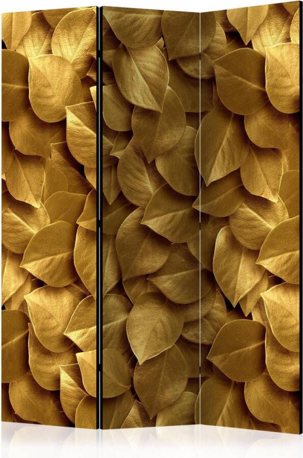 Artgeist Kamerscherm Scheidingswand Vouwscherm Golden Leaves [Room Dividers] 135x172 Vouwscherm