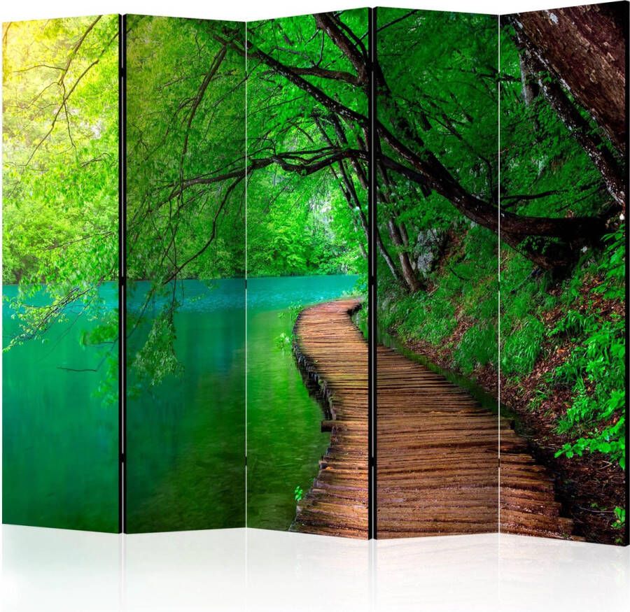 Artgeist Kamerscherm Scheidingswand Vouwscherm Green peace II [Room Dividers] 225x172 Vouwscherm