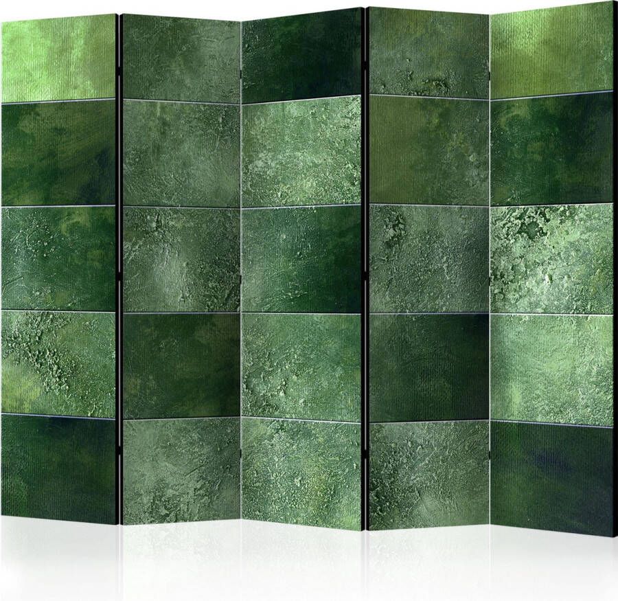 Artgeist Kamerscherm Scheidingswand Vouwscherm Green Puzzle II [Room Dividers] 225x172 Vouwscherm