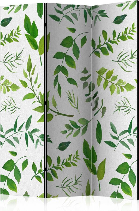 Artgeist Kamerscherm Scheidingswand Vouwscherm Green Twigs [Room Dividers] 135x172 Vouwscherm