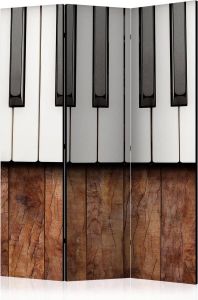 Artgeist Kamerscherm Scheidingswand Vouwscherm Inspired by Chopin mahogany [Room Dividers] 135x172 Vouwscherm
