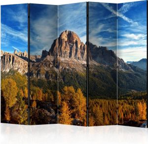 Artgeist Kamerscherm Scheidingswand Vouwscherm Panoramic view of Italian Dolomites II [Room Dividers] 225x172 Vouwscherm