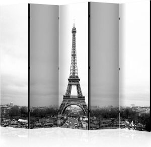 Artgeist Kamerscherm Scheidingswand Vouwscherm Paris: black and white photography II [Room Dividers] 225x172 Vouwscherm