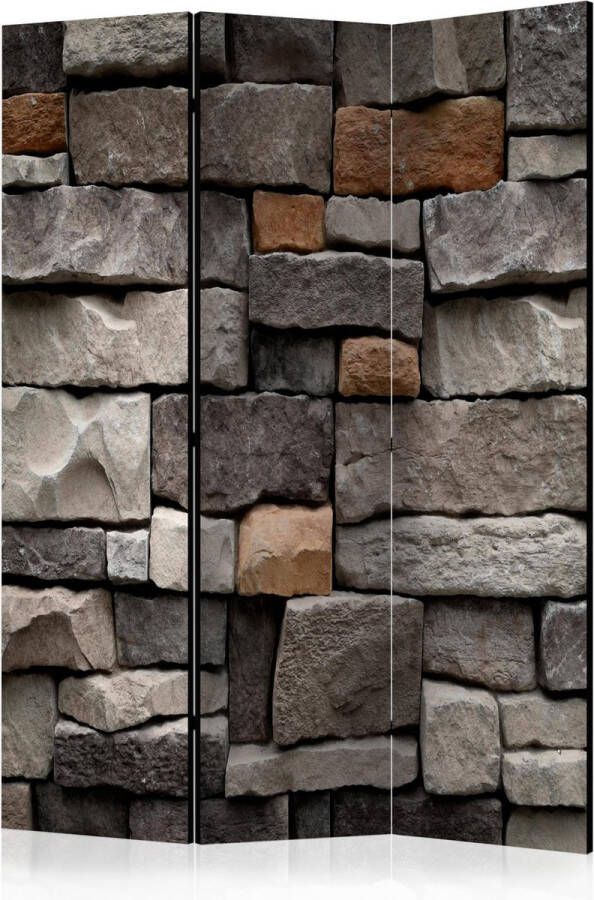 Artgeist Kamerscherm Scheidingswand Vouwscherm Stony Stronghold [Room Dividers] 135x172 Vouwscherm