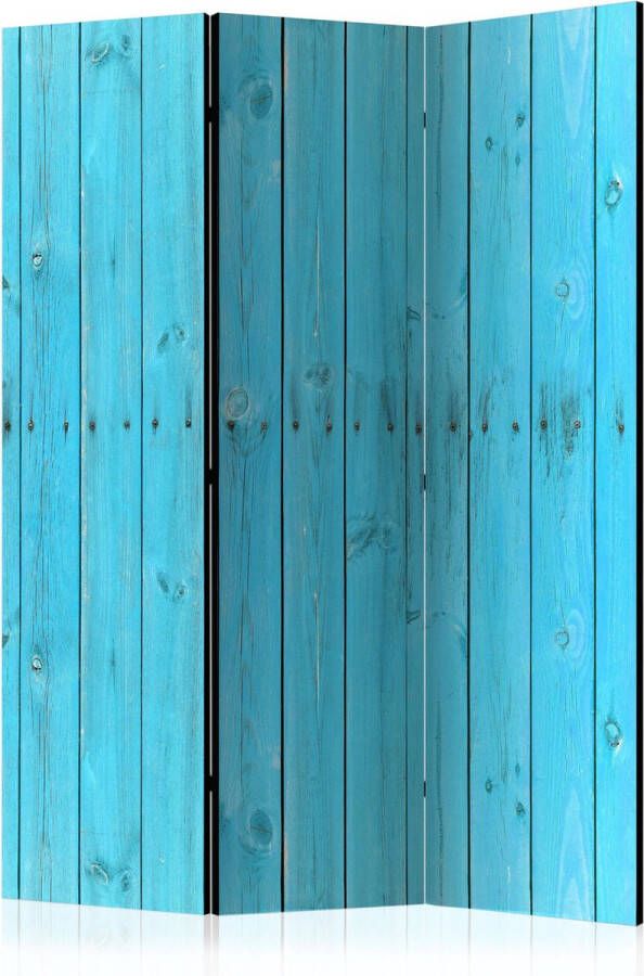 Artgeist Kamerscherm Scheidingswand Vouwscherm The Blue Boards [Room Dividers] 135x172 Vouwscherm