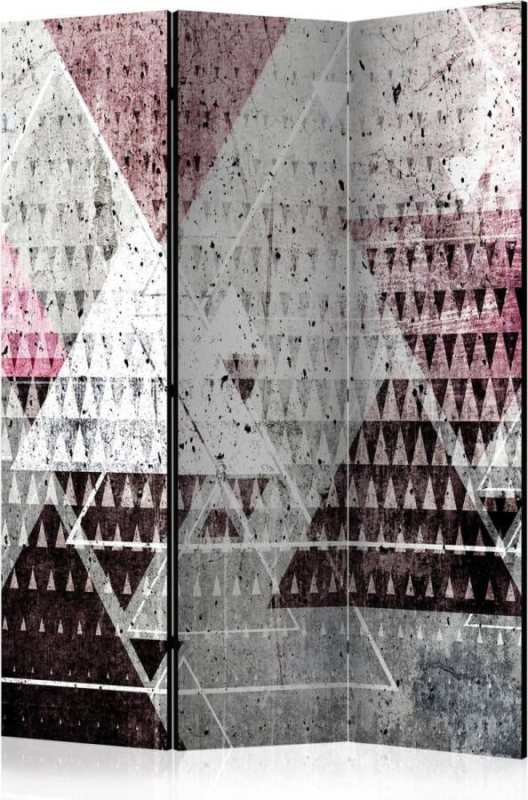 Artgeist Kamerscherm Scheidingswand Vouwscherm Triangles [Room Dividers] 135x172 Vouwscherm