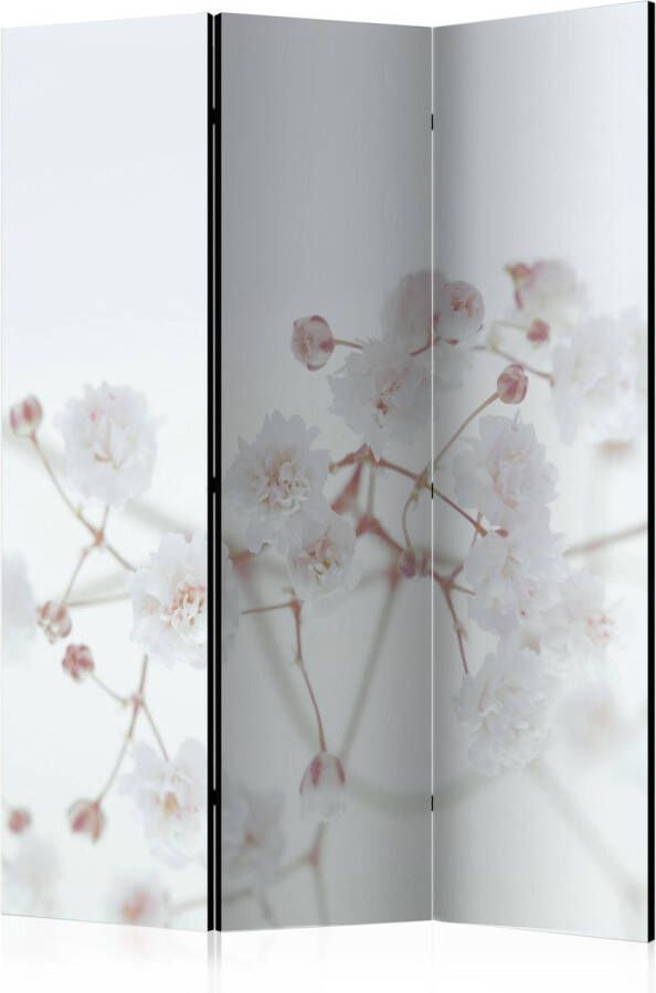 Artgeist Kamerscherm Scheidingswand Vouwscherm White Flowers [Room Dividers] 135x172 Vouwscherm