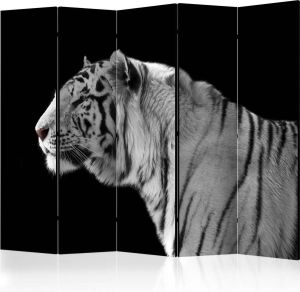 Artgeist Kamerscherm Scheidingswand Vouwscherm White tiger II [Room Dividers] 225x172 Vouwscherm