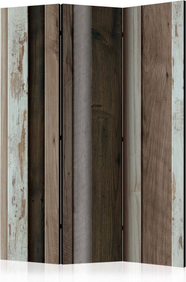 Artgeist Kamerscherm Scheidingswand Vouwscherm Wooden Fan [Room Dividers] 135x172 Vouwscherm