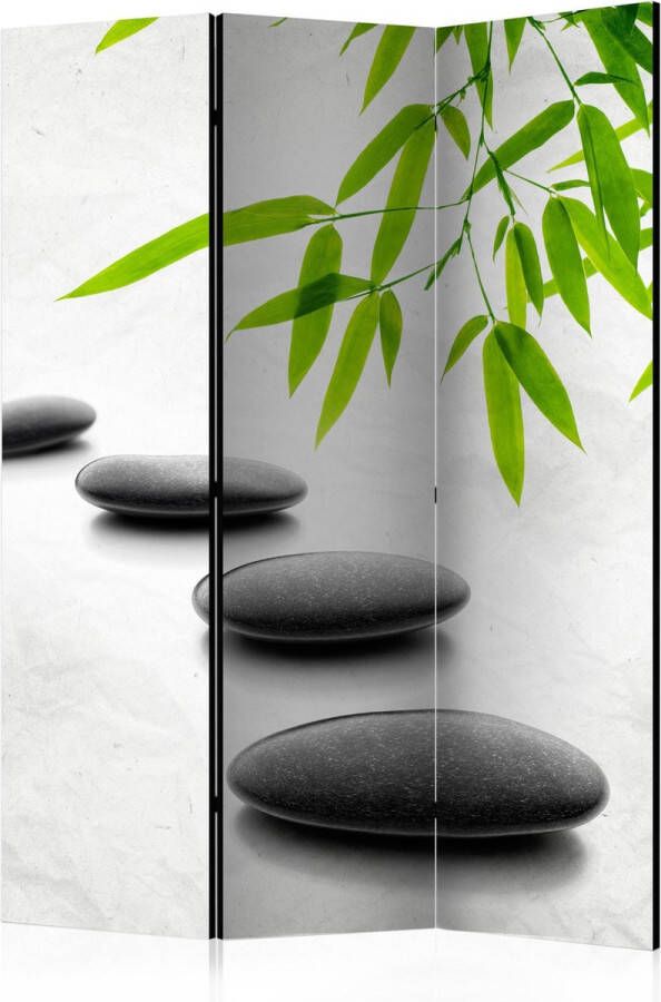 Artgeist Kamerscherm Scheidingswand Vouwscherm Zen Stones [Room Dividers] 135x172 Vouwscherm
