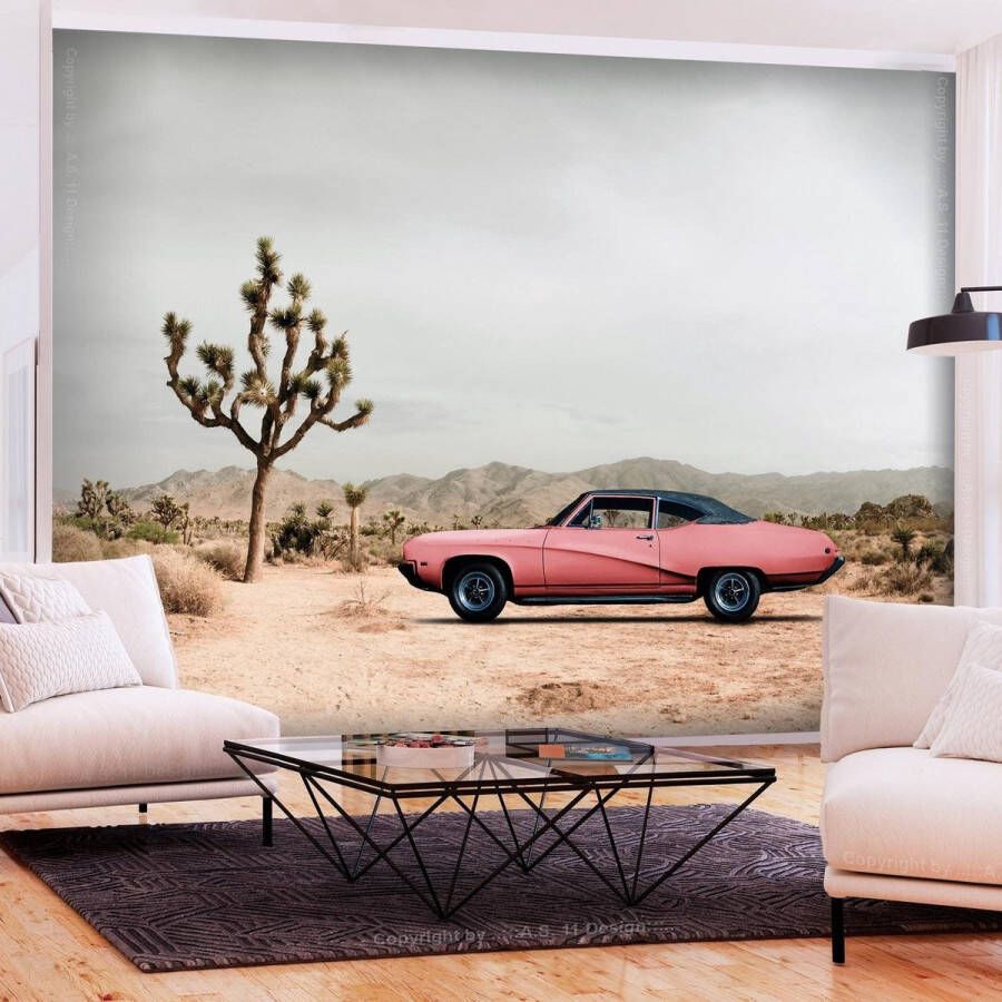 Artgeist Walljar Zelfklevend fotobehang Desert California 196 x 140 cm