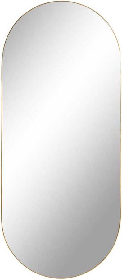 Artichok Defne wandspiegel ovaal goud 80 x 35 cm