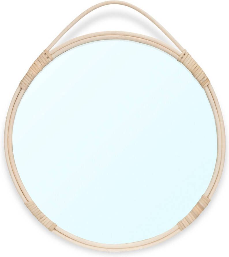 Artichok Lux ronde rattan spiegel 50 cm
