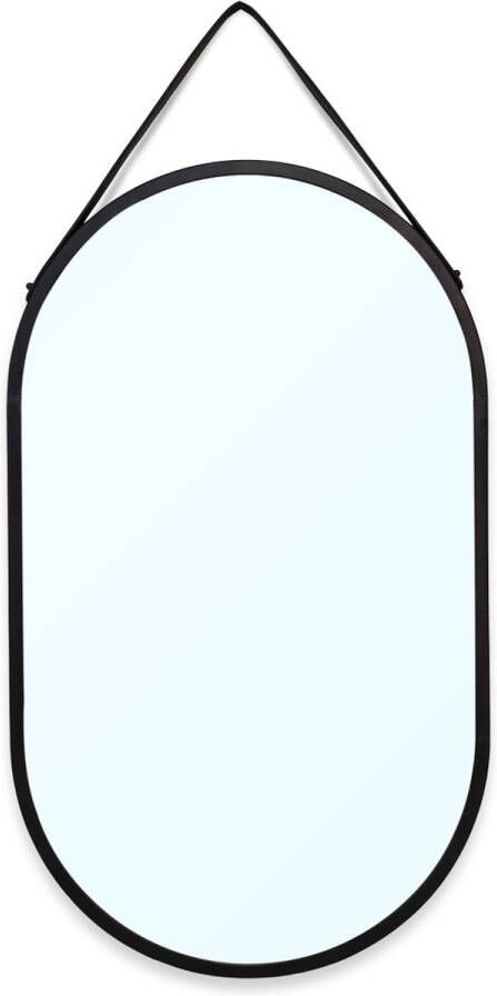 Artichok Sarah ovale wandspiegel zwart 35 x 60 cm