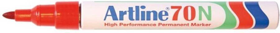 Artline Viltstift 70 rond 1.5mm rood 12 stuks 12 stuks