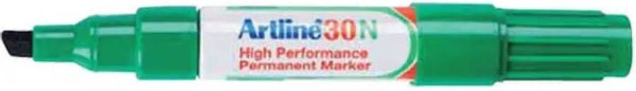 Artline Viltstift 30 schuin 2-5mm groen 12 stuks