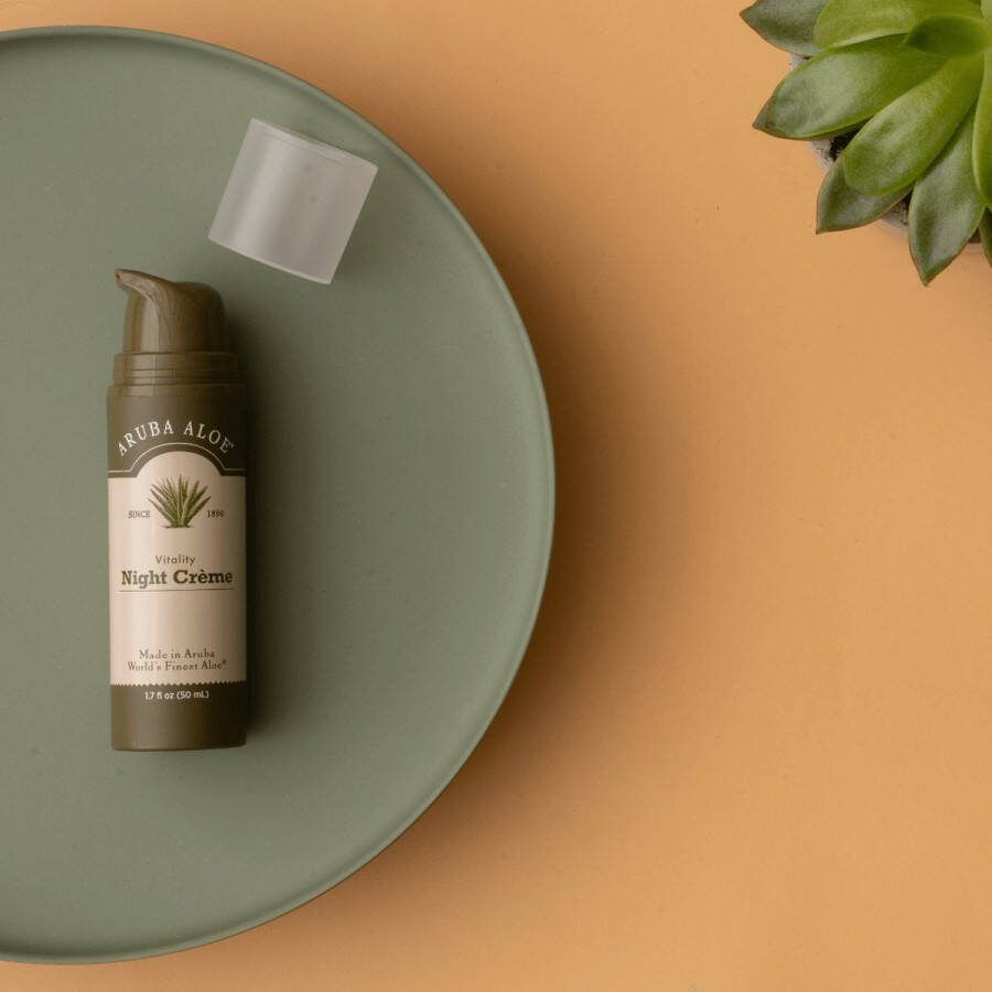 Aruba Aloe Revitaliserende Nachtcrème Celvernieuwing en anti-aging Pure Aloë Vera 50ml