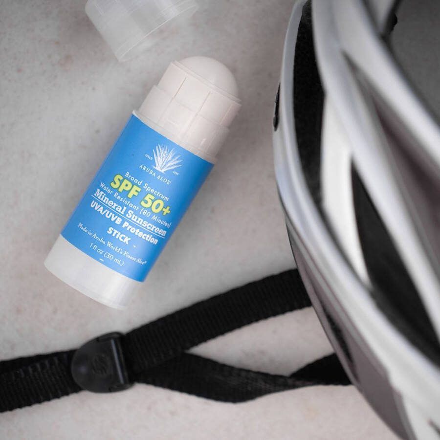 Aruba Aloe Sport Minerale Zonnebrand Stick SPF50+ Transpiratie- en waterbestendig Pure Aloë Vera 30ml