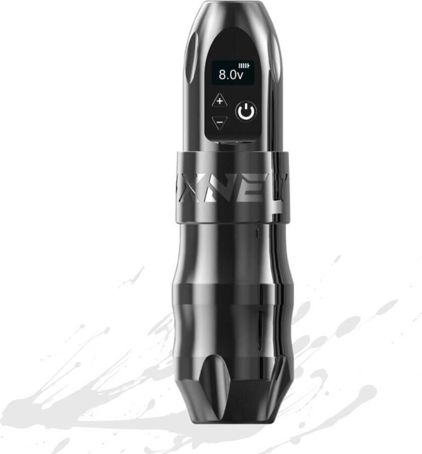 Arvona Tattoo Machine Beginner Set Tattoo Pen Tattoo Naalden Draadloos Inclusief 2 Accu's & Gratis Opbergtas Zwart