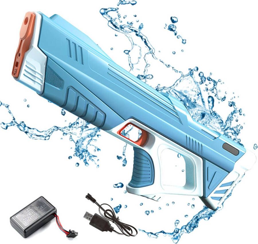 Arvona Waterpistool Elektrisch waterpistool Automatische Watergun Buitenspeelgoed Blauw