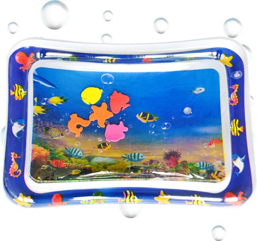 Arvona Waterspeelmat XXL Watermat Baby Waterspeelmat Babygym Speelmat Speelkleed Baby Leukste Kraamcadeau Tropische Vissen