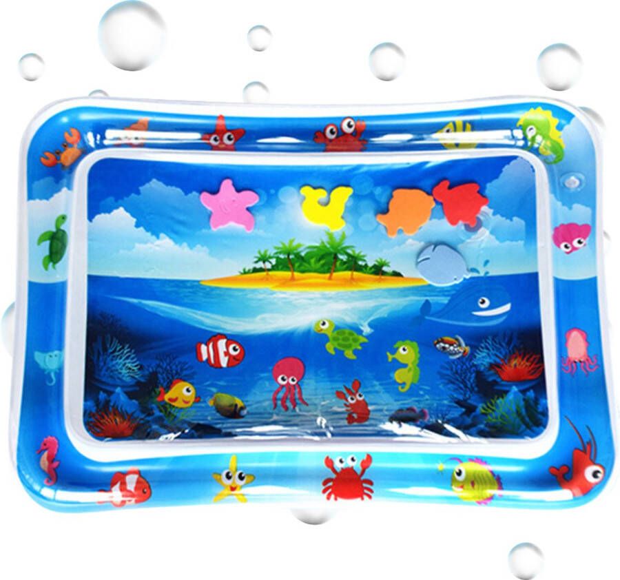 Arvona Waterspeelmat XXL Watermat Baby Waterspeelmat Babygym Speelmat Speelkleed Baby Leukste Kraamcadeau Eiland