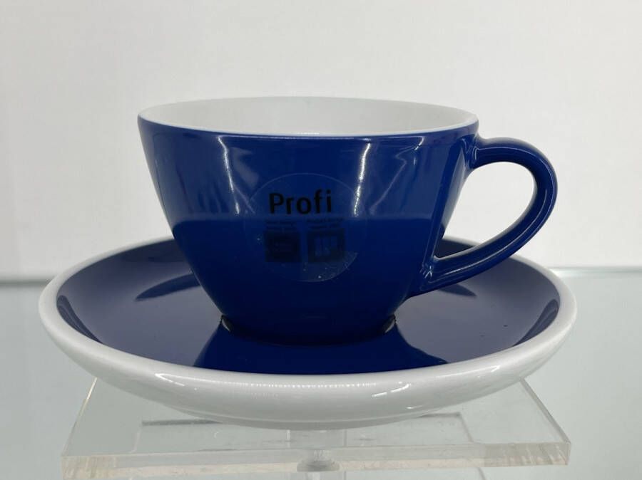 Arzberg Profi Espresso kop en schotel blauw