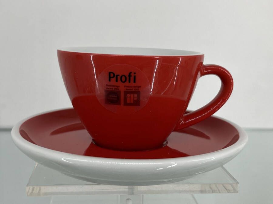 Arzberg Profi Espresso kop en schotel rood