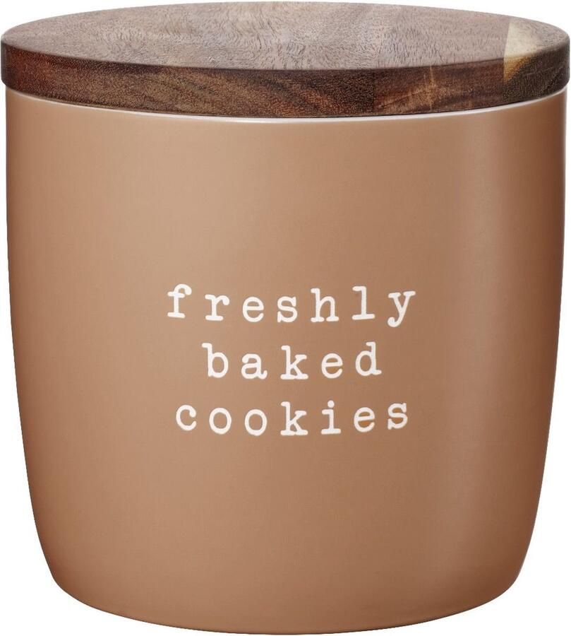 Asa Hey voorraaddoos met deksel D15cm H14.5cm 'freshly baked cookies