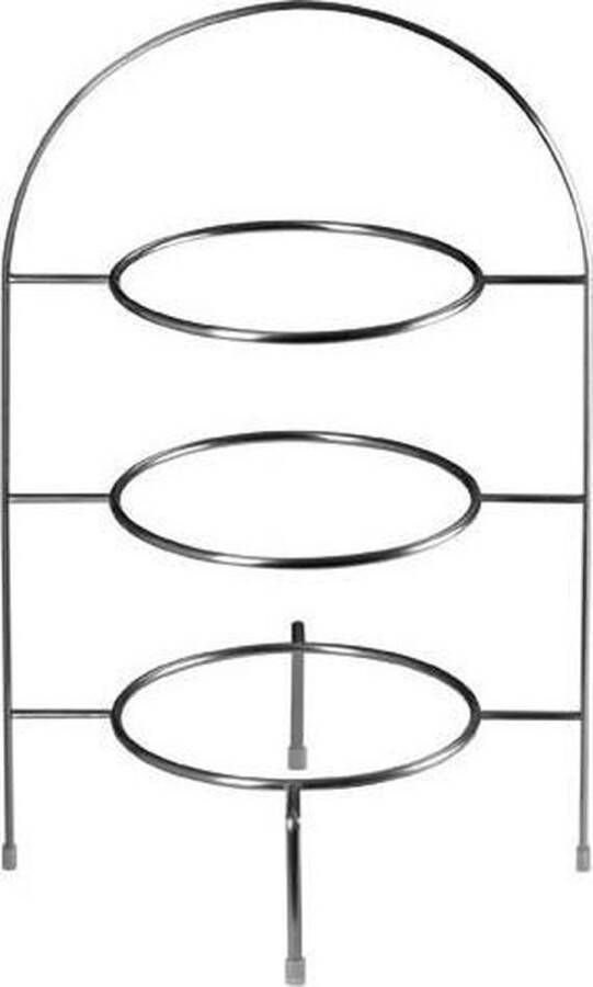 ASA Selection Etagere Serveertoren A Table Zilver ø 21 cm 3-Laags