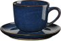 ASA Selection Espresso Kop en Schotel Saisons Midnight Blue 90 ml - Thumbnail 1