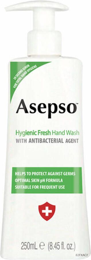 Asepso Hygienic Fresh Antibacteriële Handzeep Zeeppomp 250ml