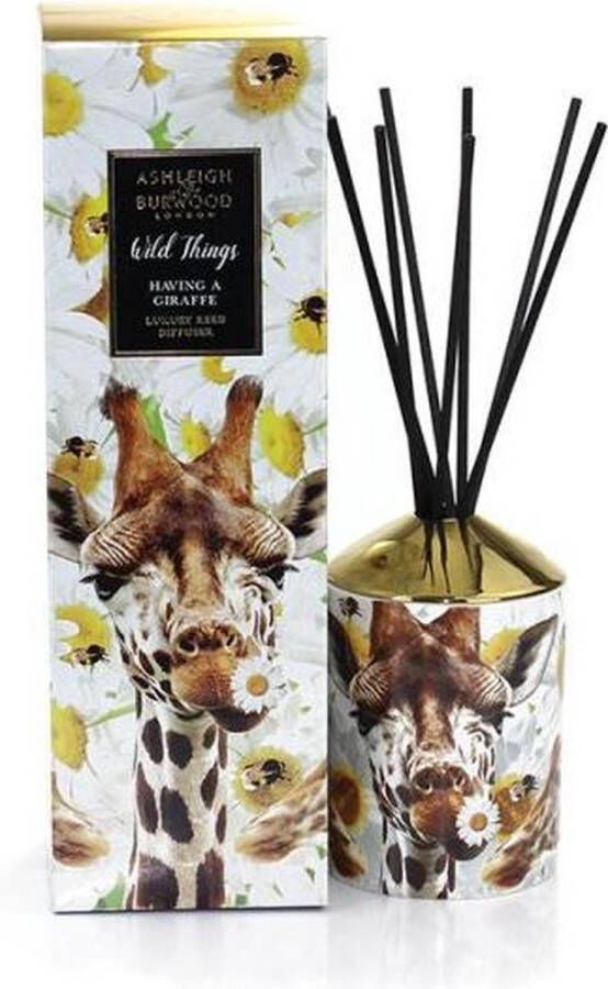 Ashleigh & Burwood Exclusieve geurstokjes | reed diffuser Wild Things You're having a Giraffe neroli mandarijn cranberry amber