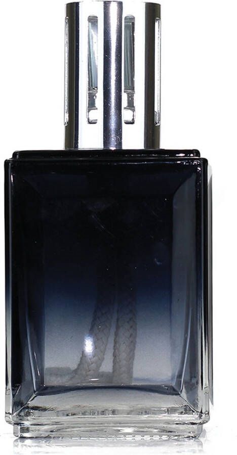 Ashleigh & Burwood Obsedian Two Tone Geurlamp Obsidian 16 Cm Zwart Transparant Huisparfum